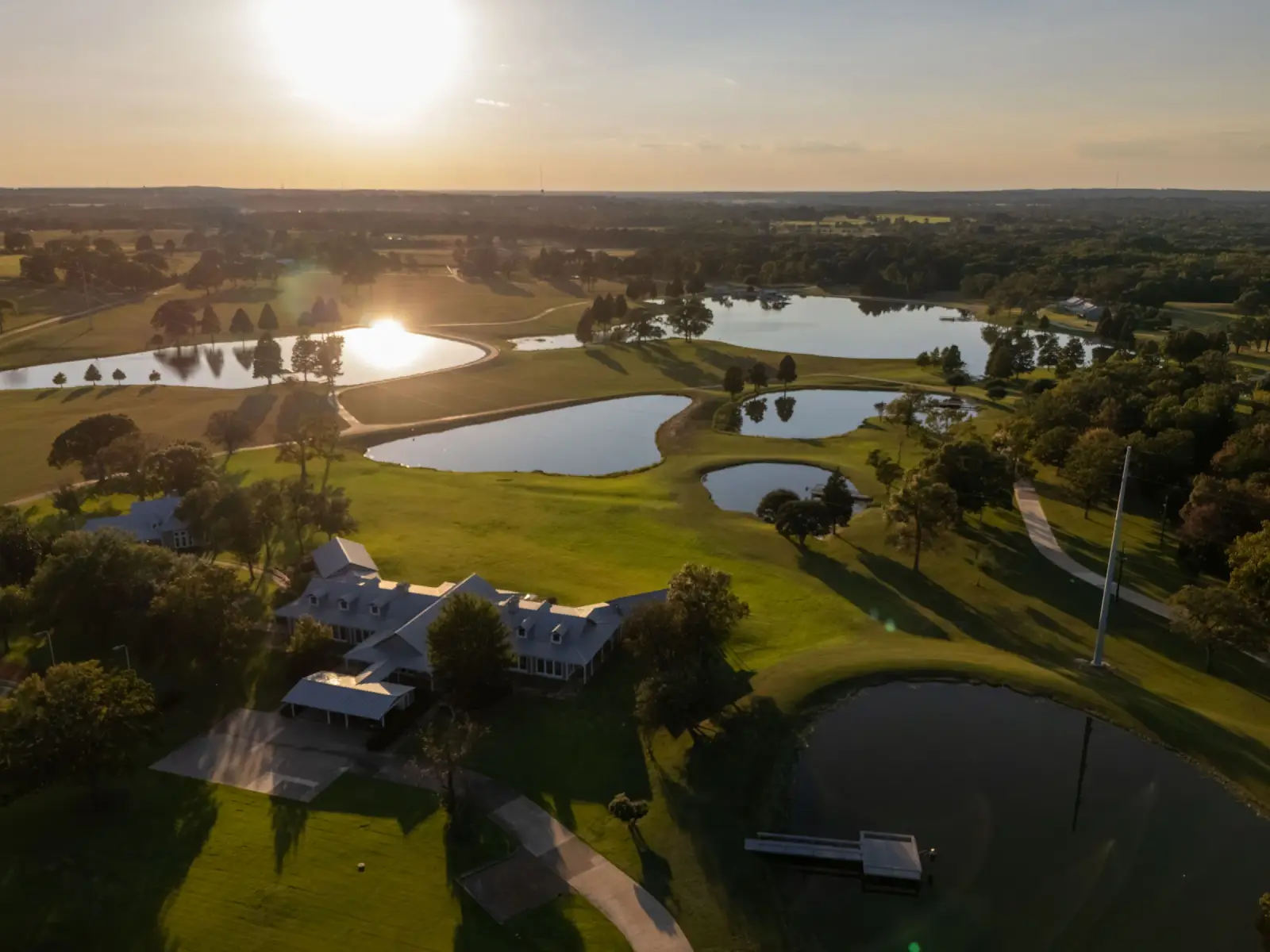 Pine Cone Ranch, Athens – aerial view