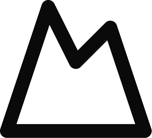 Mountain Icon Black
