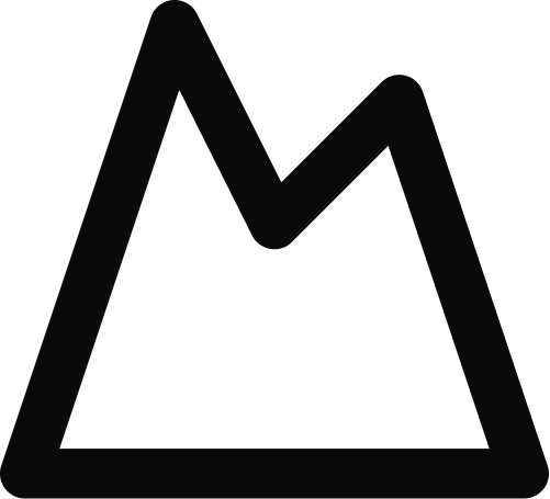 Mountain Icon Black